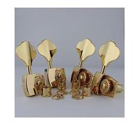 Tuners Guitare Mécaniques De Basse 1:26 Ratio Open Gear Tuning Key Pegs Tête De Machine pour Instruments De Précision Or (Color : 4R)