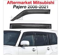 tunez® Pare-Pluie pour fenêtre et Porte - Protection Contre Les intempéries - Déflecteurs d'air compatibles avec Mitsubishi Shogun Pajero NS NT NW NX année 2006-2021