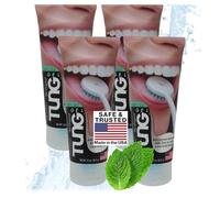 Tung Gel oral Menthe Fraîche Gel nettoyant pour langue - Lot de 4