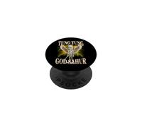 Tung Tung God Sahur God Gen-Z Meme Italian Brainrot PopSockets PopGrip Adhésif