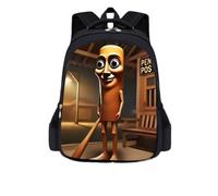 Tung Tung Tung Sahur Cartoon Print Cartable, Sac à Dos Unisexe pour Enfants, adapté aux élèves de l'école Primaire,Style 5