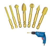 Tungsten Burr Set - Rotary Grinder Bits, Precision Metal Shaping Cutter Tools, Durable Drill Accessory Kit | Rotary Burr Bit Kit For Metal Wood Rock Crystal Mining Resin Acrylic