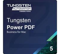 Tungsten Power PDF 5 Business for Mac Corporate Nouvel Achat 5000 - 9999 User