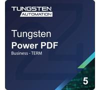 Tungsten Power PDF 5 Business TERM Corporate 1 An 2500 - 4999 User