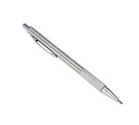 Tungstène Acier Astuce Verre Scriber Poche Lettrage Stylo Outil De Coupe 2 Couleurs Scriber Stylo Graveur Stylo pour Feuille De Métal En Verre Avec Clip(Silver)