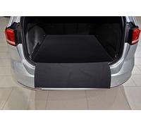 tuning-art 2606 Tapis de Coffre en Velours pour VW Passat 3G B8 SW 2014-2023 2 pièces avec Protection Pare-Chocs