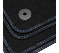 tuning-art BDN438 Tapis de Sol pour Nissan Leaf 2 ZE1 2017- Double Couture, Couture:2X Bleu