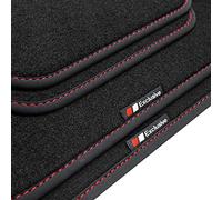 tuning-art BEP220 Tapis de Sol Compatible avec Renault Twingo, Couture:Rouge