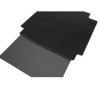 tuning-art BM3077 Tapis de Coffre en Velours pour Volvo V60 2 V60 2 CC 2018-2 pièces avec Protection Pare-Chocs, Couture:Noir