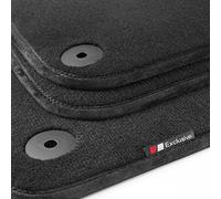 tuning-art LX408-1 Luxury-Line Tapis de Sol pour Seat Leon 4 KL St Salon 2020-, Bordure :Noir