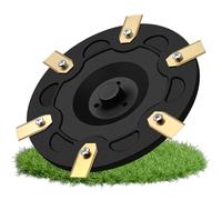 Tuning de tondeuses-Robots - Compatible avec Segway Navimow i Series (i105E, i108E i110E, i205 AWD, i208 AWD) Plateau de Lames pour 6X Lames - disques renforcés de Fibres de Verre