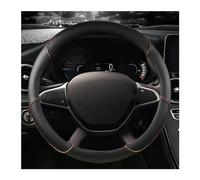 Tuning Intérieur Voiture Compatible avec Dacia pour Spring pour Sandero pour Stepway Housse de volant de voiture en PU intérieur antidérapant prise confortable accessoires automobiles(3)