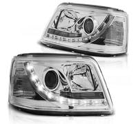 Tuning Tec 2x Scheinwerfer LED Feux Diurnes Optique VW T5 03-09 Chrom