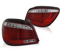 Tuning Tec Barres LED Feux arrière pour BMW E60 Berline 03-07 Rouge/Chrome