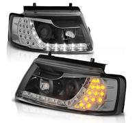 Tuning Tec Combinaisons Phares LED DRL Pour VW Passat 3B 1996-2000 Noir
