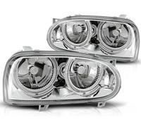 Tuning Tec Design Angel Eyes Scheinwerfer pour VW Golf 3 91-97 Chrom