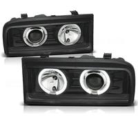 Tuning-Tec LED Angel Eyes Scheinwerfer Avant pour VW Corrado 88-95 Noir