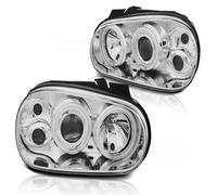 Tuning Tec Scheinwerfer CCFL Angel Eyes Kombinations 97-03 VW Golf 4 Chrom Avant