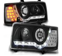 Tuning Tec Scheinwerfer LED Feux De Jour Pour VW T4 Bus 1990-2003 Noir