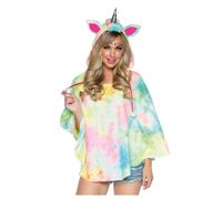 Tunique À Capuche Licorne Femme Multicolore