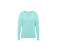 Tunique boutonnÃ©e femme Cecil Solid Bleu L