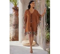 Tunique de plage tissu léger - feel good - ambre-chocolat AMBRE-CHOCOLAT 1