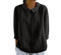 Tunique Ete Femme Soldes Tunique en Coton Soldes Vetement Femme Ete Grande Taille T Shirts De Noel T Chemise Longue Chic Et ÉLéGant Tee Squelette À Jabot Blouse InfirmièRe Couleur