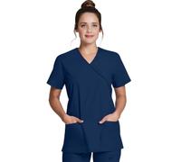 Tunique femme cache-coeur Dickies Medical - Bleu marine - L