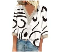 Tunique Hiver Femme Tee Shirts Femme Manche 3/4 Chemisier Courte NoëL France Blouse Manches Courtes Noel Grande Taille Haut Chic T Shirts Sport Tres Long Rouge Mauve Champetre Blanc Longue