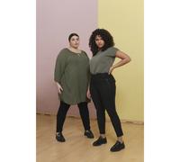 Tunique manches 3/4 femme KAFFE Curve Ami Vert 56