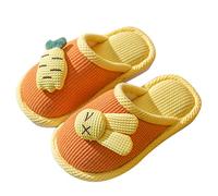 Tunique Pour Fille Grande Taille Manches Longues Enfants chaussures maison pantoufles chambre maison pantoufles dessin animé lapin coton pantoufles hiver Fille Multicolore (C, 33.5 Big Kids)
