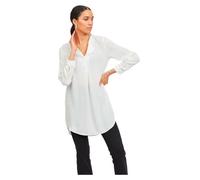 Tunique - Vila - VILUCY L-S - Manches longues - Col V - 100% polyester - Blanc neige 36