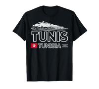 Tunis Tunisie Scenic Arch Souvenir de Voyage T-Shirt