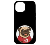 Tunisie Drapeau Carlin Drôle Tunisien Coque pour iPhone 15