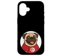 Tunisie Drapeau Carlin Drôle Tunisien Coque pour iPhone 16