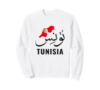 Tunisie Nom en Arabe Drapeau Tunisien Tunisie Carte Tunisie Sweatshirt