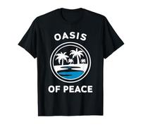 Tunisie Oasis de Paix Escape Tranquil T-Shirt Graphique avec Valeur