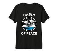 Tunisie Oasis de Paix Escape Tranquil T-Shirt Haut de Gamme