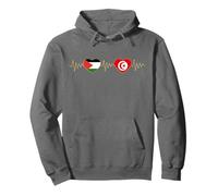 Tunisie Palestine Drapeau Palestine Gaza Free Palestine Sweat à Capuche