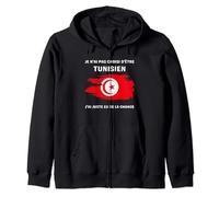 tunisien et fièr de l'être drapeau de la tunisie Sweat à Capuche