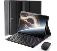 TUNKARMOR Étui clavier pour Microsoft Surface Pro 11/Pro 10/Pro 9 13" - Souris et clavier magnétique, étui fin avec porte-stylo, mise en veille/réveil automatique, noir