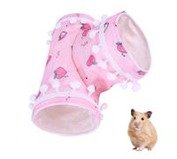 Tunnel a 3 Voies pour Cobayes,Lavable et Pliable,idéal comme Cachette pour Lapins d'Inde,Chinchillas,Hamsters,Lapins,Furets,Rats et Autres Petits Animaux