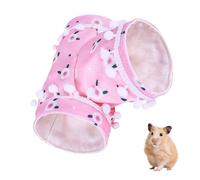 Tunnel a 3 Voies pour Cobayes,Lavable et Pliable,idéal comme Cachette pour Lapins d'Inde,Chinchillas,Hamsters,Lapins,Furets,Rats et Autres Petits Animaux