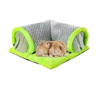 Tunnel À Furets | Habitat pour Petits Animaux avec Rideaux D'Intimité,Jouet Détachable À Hamster,pour Accessoires De Cage Exercice Enrichissement Sommeil Jeu Et Hérisson