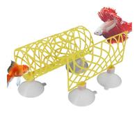 Tunnel à poissons Betta - Hide Betta Tube de couchage Tunnel - Grande ouverture Design Abri jouet pour petits poissons, crevettes et poissons Betta