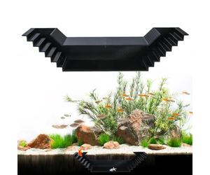 Tunnel À Poissons D'Aquarium | Cachette Souterraine Amovible,Abri pour Poissons d'Aquarium,Destiné À L'Habitat des Bettas en Eau Douce, Souterrain, pour La Reproduction en Eau Salée Et À