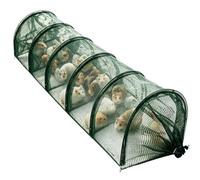 Tunnel à Poules, Clôture de Poulailler Mobile, Tunnel à Poules Portable | Enclos de Jardin pour Petits Animaux de Compagnie, Enclos de Parcours Extérieur pour Poussins, Pour Canards, Oies, Lapins