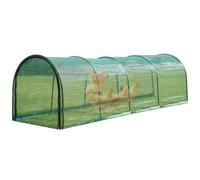 Tunnel À Poules Tunnel D'Enclos De Jardin Extérieur Repliable avec | Poulailler Pour Vos Poules Pour Pelouse Et Gazon, Ferme, Balcon, Terrasse, Patio, Cour, Et Le Jardin