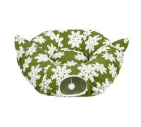 Tunnel Bed Foldable Christmas Tree Skirt Décoration d'intérieur Chat Donut | Indoor Cat Donut Bed for Resting, Daily Play, Living Room Sleeping, Pet Shop, Balcony