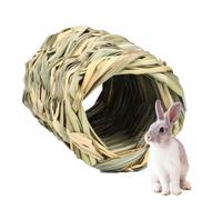 Tunnel d' pour lapin - 27,5 x 20 cm - Refuge de recherche de nourriture | pour petits animaux, habitat d'activité résistant aux morsures avec texture tissée pour enrichir | Explorati d'exercice